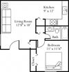 One Bedroom One Bathroom